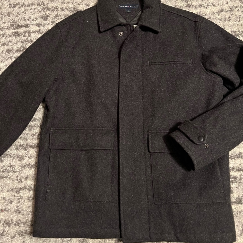Tommy Hilfiger Charcoal Grey Men’s Jacket Sz. Small